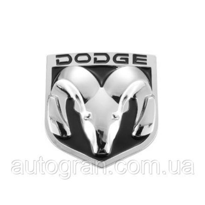 Емблема кузова Dodge 90х80 мм Емблема кузова Dodge 90х80 мм