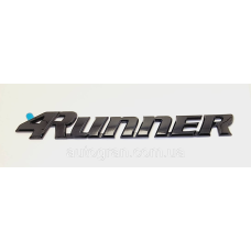 Емблема напис багажника Toyota 4Runner чорний