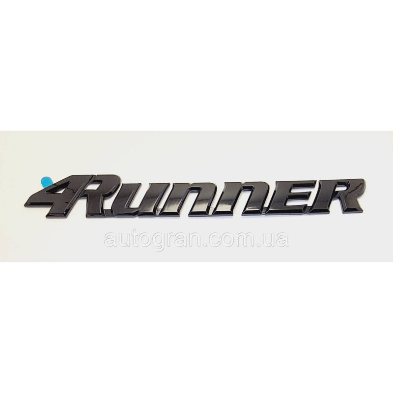 Емблема напис багажника Toyota 4Runner чорний Емблема напис багажника Toyota 4Runner чорний
