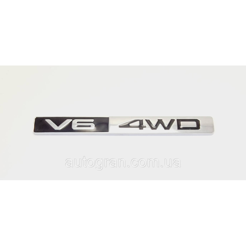 Емблема напис багажника Hyundai V6 4WD Santa Fe Емблема напис багажника Hyundai V6 4WD Santa Fe