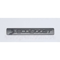 Емблема напис багажника Ford Ecoboost чорна тип1