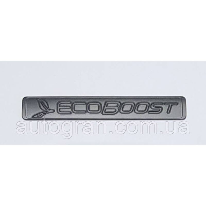 Емблема напис багажника Ford Ecoboost чорна тип1