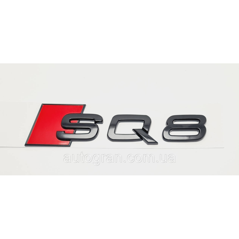 Емблема на кузов Audi SQ8 чорна
