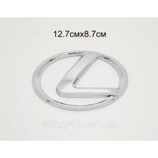 Емблема решітки радіатора та кришки багажника Lexus 127 ммх87мм