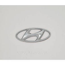 Емблема решітки радіатора Hyundai 7.8 см х 3.5 см