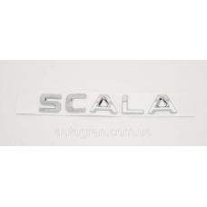 Емблема напису багажника Skoda Scala