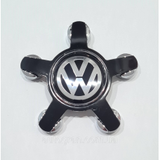 Заглушки ковпачки литих дисків VW Volkswagen “зірка“ чорні