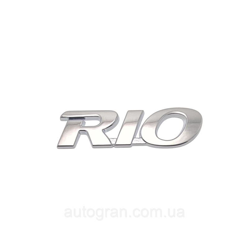 Емблема напис багажника Kia Rio новий тип Емблема напис багажника Kia Rio новий тип