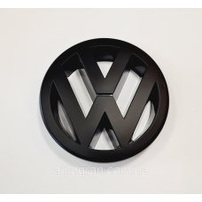 Емблема решітки радіатора VW Volkswagen Golf 5, Polo 05-09, Touran 03-06 чорна матова