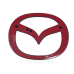 Емблема кришки багажника Mazda 11.5см*9см чорна