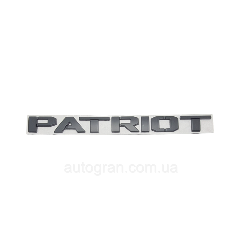 Емблема напис JEEP Patriot чорна