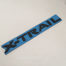 Емблема напис багажника Nissan X-Trail Xtrail чорний