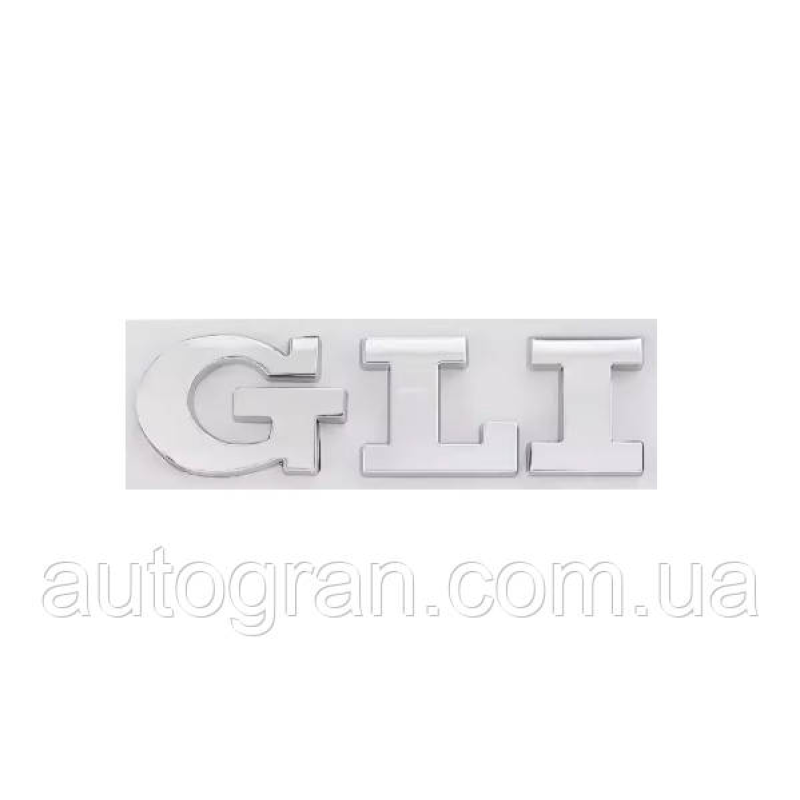 Емблема кузова VW Volkswagen Jetta GLI хром