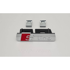 Емблема решітки Audi Sline S-line хром