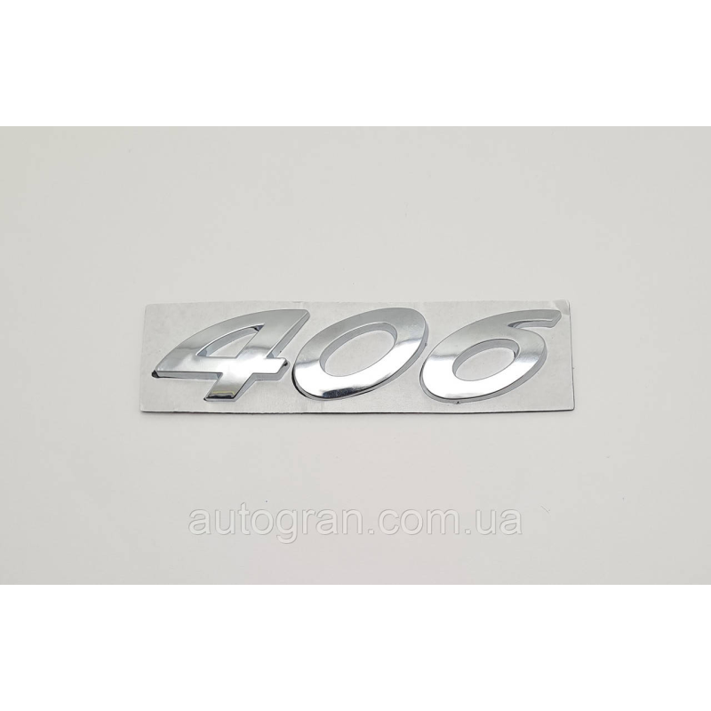 Емблема напис багажника Peugeot 406