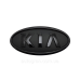 Емблема Kia 130мм*65мм чорна Емблема Kia 130мм*65мм чорна
