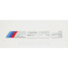 Емблема напис багажника BMW M50d