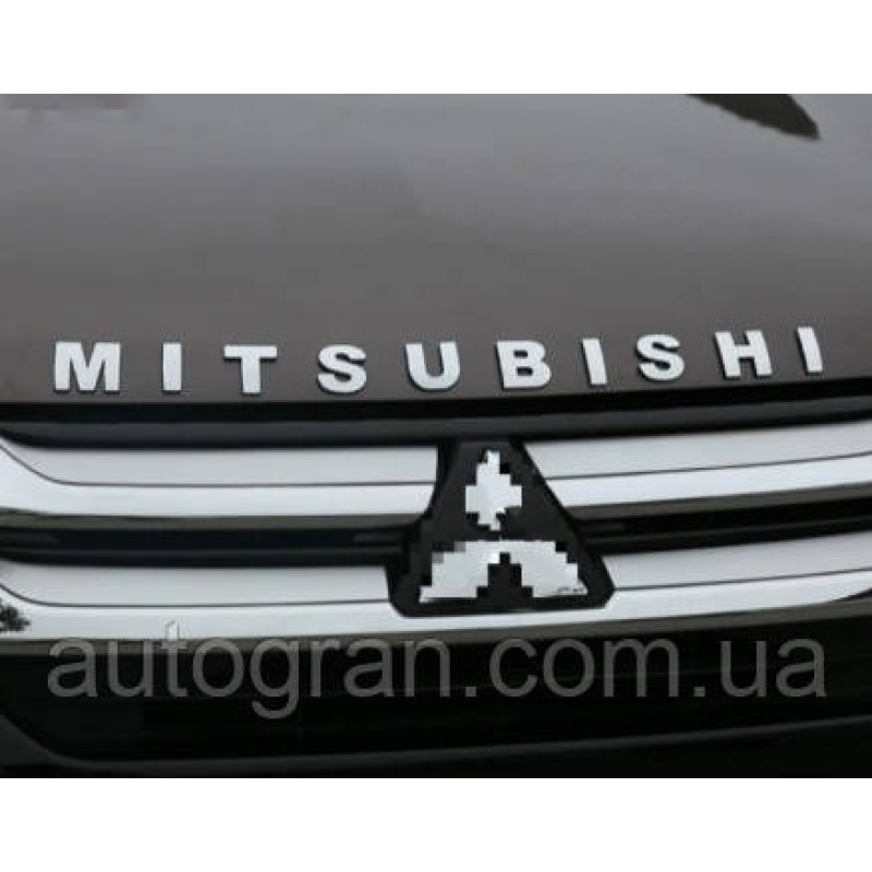 Емблема напис кузова Mitsubishi великий