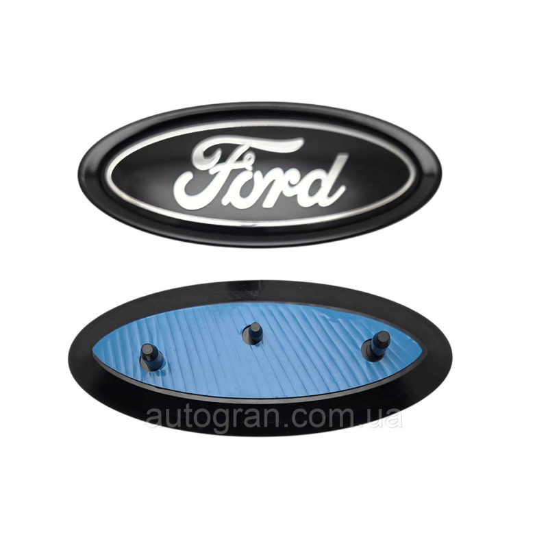 Емблема решітки радіатора Ford Focus 2011- чорна/хром