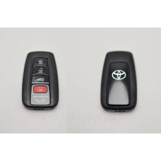 Корпус смарт ключа Toyota Avensis Auris CHR Corolla Camry Land Cruiser Highlander 3+1 кнопки