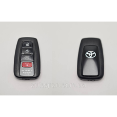 Корпус смарт ключа Toyota Avensis Auris CHR Corolla Camry Land Cruiser Highlander 3+1 кнопки