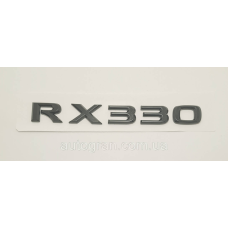 Емблема напис багажника Lexus RX330 чорний