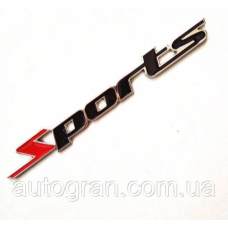 Емблема кузова Sports 13.5 см*1.3см