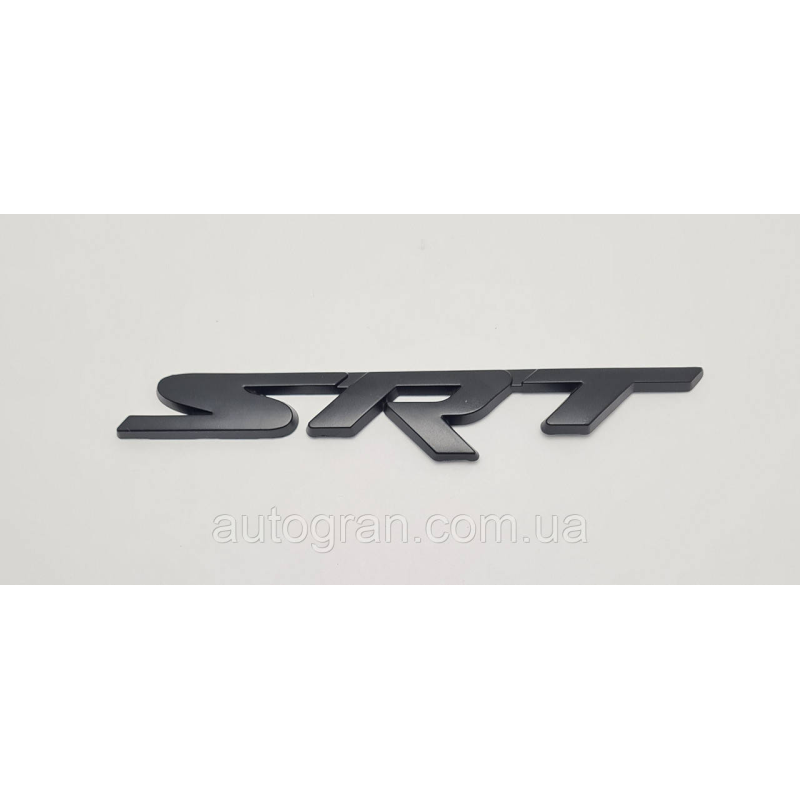 Емблема кузова Dodge Jeep Chrysler SRT чорна Емблема кузова Dodge Jeep Chrysler SRT чорна