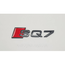 Емблема на кузов Audi SQ7 чорна матова