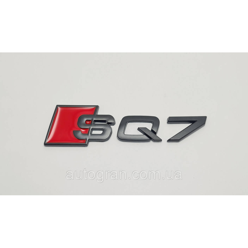 Емблема на кузов Audi SQ7 чорна матова