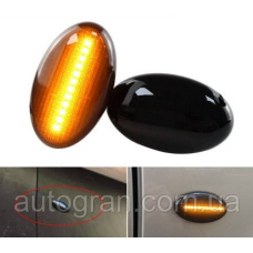LED Покажчики повороту на крило Mercedes Vito Viano W639 W447 чорні
