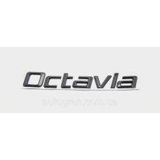 Емблема напис багажника Skoda Octavia чорний