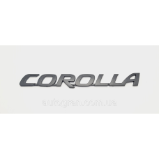 Емблема напис багажника Toyota Corolla чорний