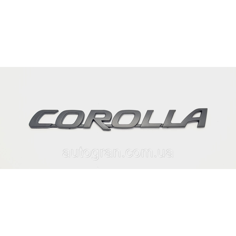Емблема напис багажника Toyota Corolla чорний