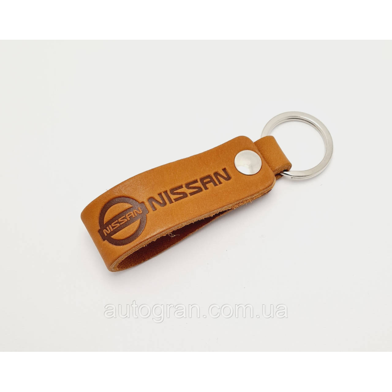 Брелок Nissan кожа