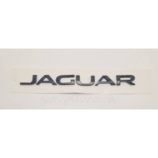 Емблема напис багажника Jaguar чорний