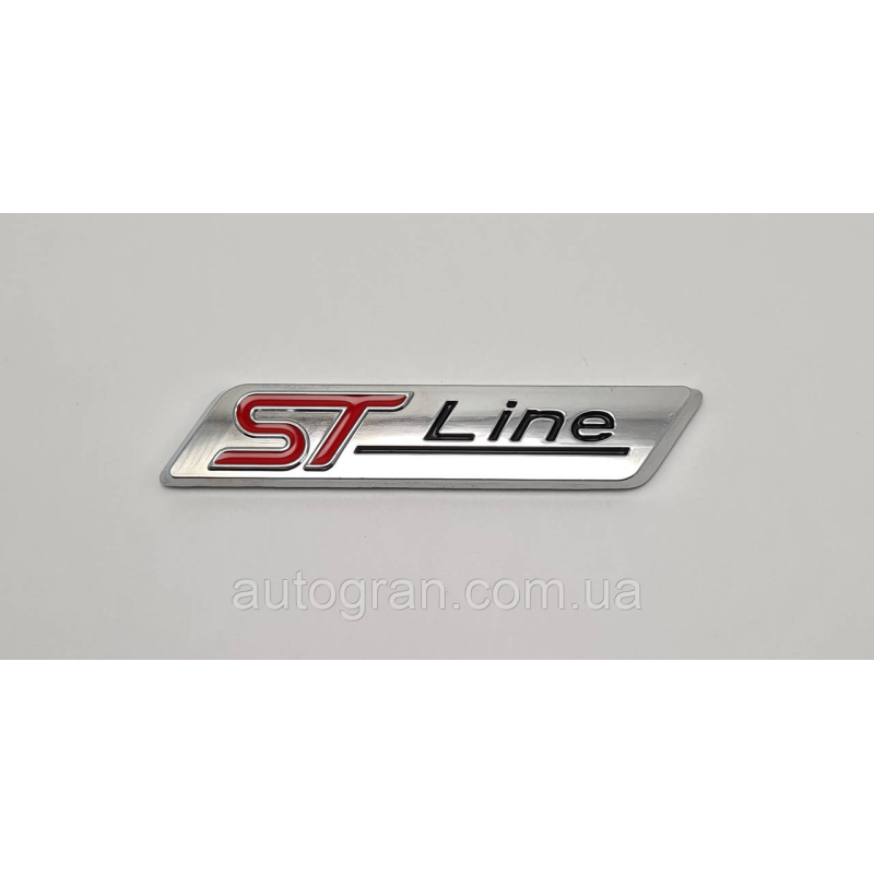 Емблема кузова FORD ST line STline хром Емблема кузова FORD ST line STline хром
