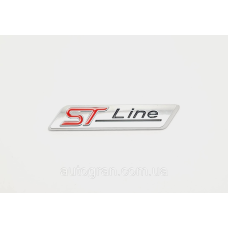 Емблема кузова FORD ST line STline срібло