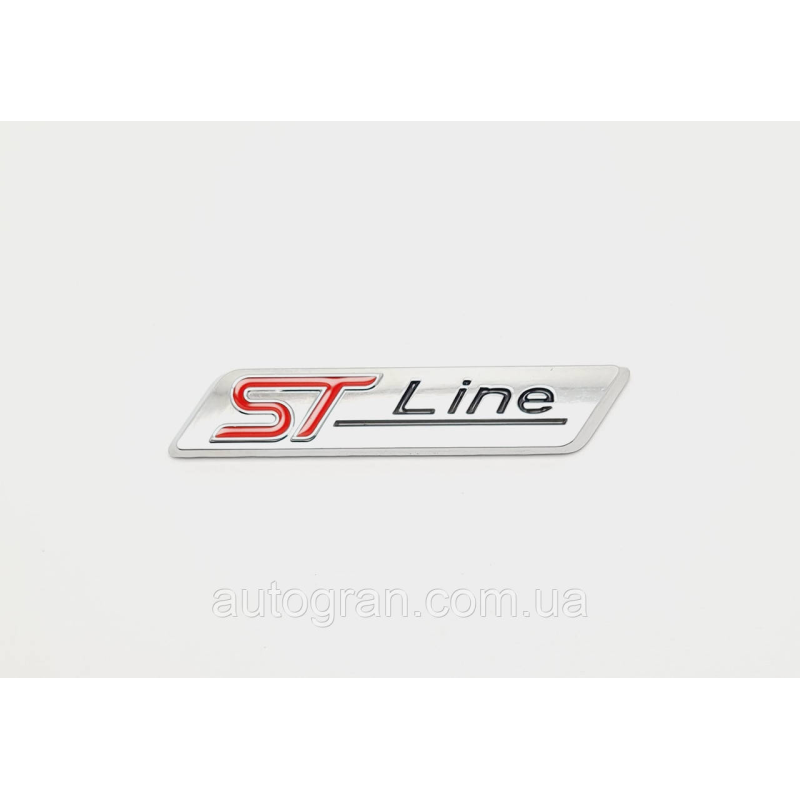 Емблема кузова FORD ST line STline срібло