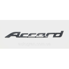 Емблема напис багажника Honda Accord чорна