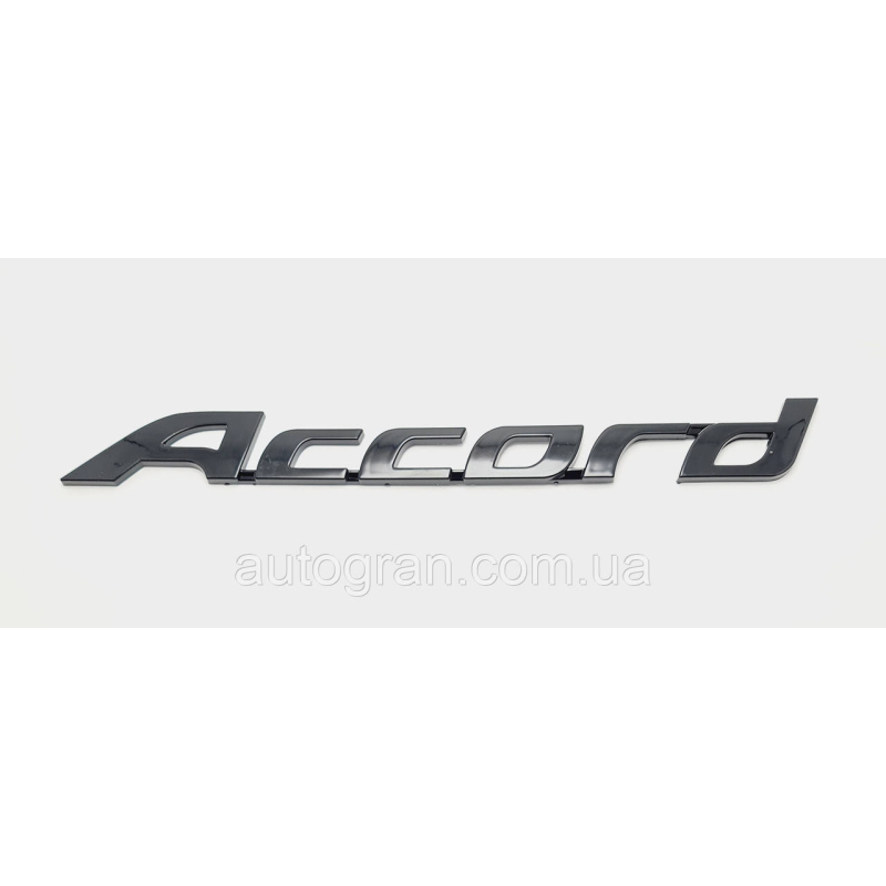 Емблема напис багажника Honda Accord чорна