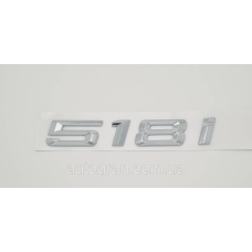 Емблема напис багажника BMW 518i