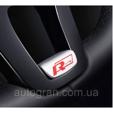Емблема керма VW Volkswagen Golf Passat Touareg Rline червона