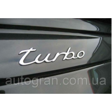 Емблема напис turbo для Porsche Cayenne Panamera Macan