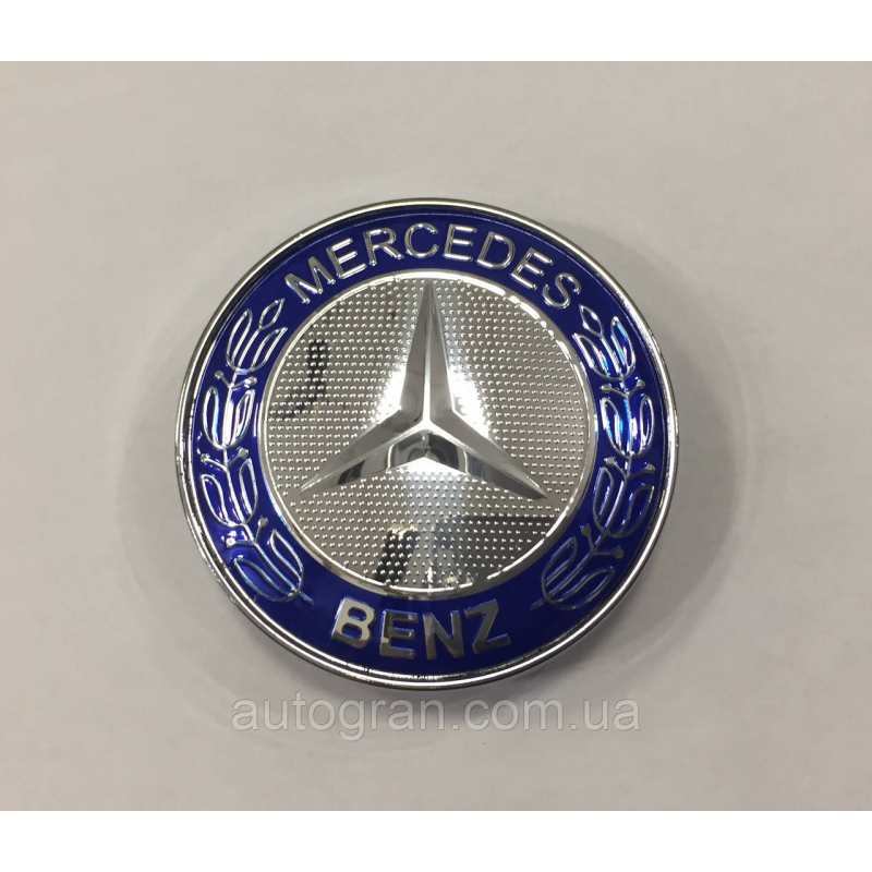 Заглушки ковпачки литих дисків Mercedes 60 мм сині