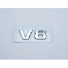Емблема напис багажника Mercedes v8