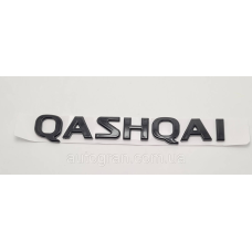 Емблема напис багажника Nissan Qashqai чорний
