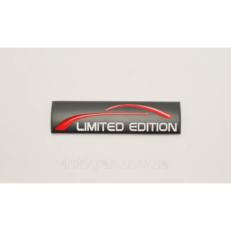 Емблема напис багажника Limited edition чорна