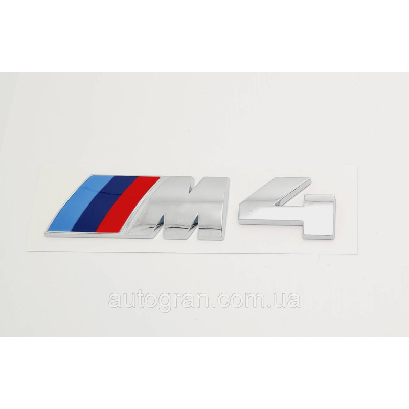 Емблема напис багажника BMW M4 хром