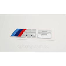 Емблема напис багажника BMW M6 хром